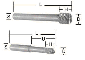 CYLINDRICAL BURRS