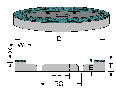 6A2C DIAMOND WHEEL