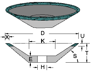 12V9 CBN WHEEL