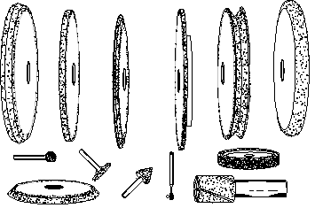 ELECTROPLATED DIAMOND AND CBN WHEELS