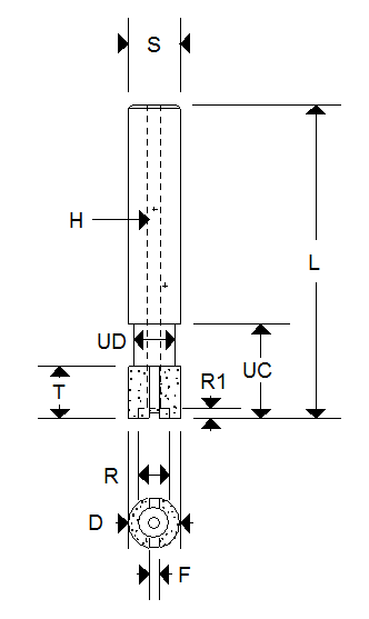 0.250-0.499 Metal Bond Diamond Milling Tools