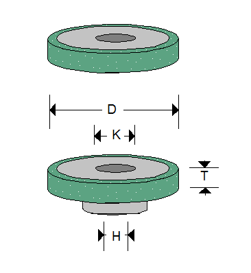 3A1 and 1A1-CB CBN Resin Bond Wheels